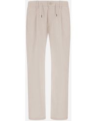 Herno - Cotton Feel Trousers - Lyst