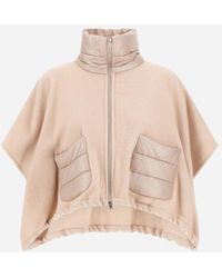 Herno - Resort Short Poncho - Lyst