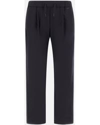 Herno - Light Comfort Stretch Woven Trousers - Lyst