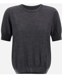 Herno - Stocking-Stitch Extrafine Wool T-Shirt - Lyst