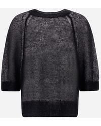 Herno - T-shirt In Mohair Blend - Lyst