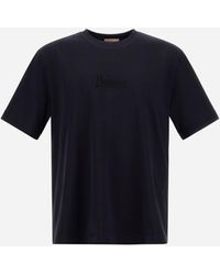 Herno - Resort Pure Cotton Jersey T-Shirt - Lyst