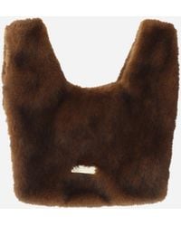 Herno - Mink-Effect Fur-Touch Bag - Lyst