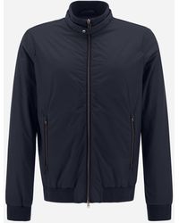 Herno - Ecoage Bomber Jacket With Band Collar - Lyst
