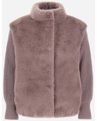 Herno - Jacke Resort Aus Faux Mink Fur - Lyst