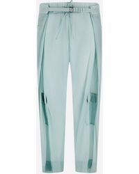 Herno - PANTALONI GLOBE IN ECO COTTON FEEL - Lyst