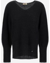 Herno - Alpaca And Wool Stocking-Stitch Jumper - Lyst