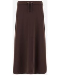 Herno - GONNA IN MATT CREPE SATIN - Lyst