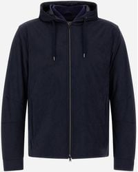 Herno - Resort Melange Suede Effect And Ecoage Jacket - Lyst
