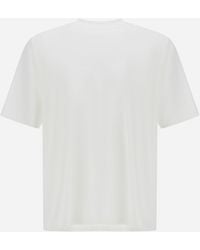 Herno - T-Shirt Aus Superfine Cotton Stretch Und Light Scuba - Lyst