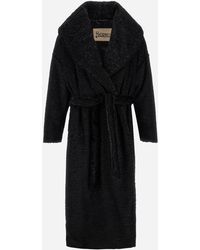 Herno - Astrakhan-Effect Fur-Touch Coat - Lyst