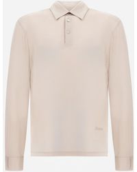 Herno - Wool Jersey Polo Shirt - Lyst