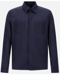 Herno - Shacket In Micro Ripstop Nylon - Lyst