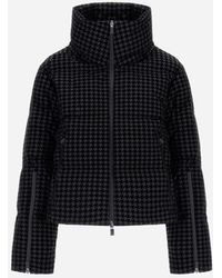 Herno - Capa De Tech Pied De Poule Y 2 Layer Windstopper - Lyst