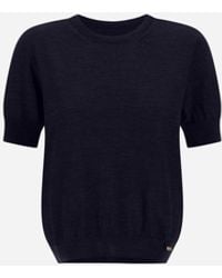 Herno - Stocking-Stitch Extrafine Wool T-Shirt - Lyst