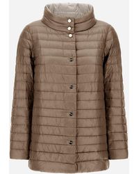 Herno - Reversible A-Shape Jacket - Lyst