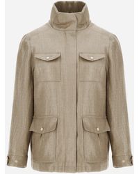 Herno - Chic Linen Field Jacket - Lyst