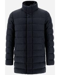 Herno - CAPPOTTO IN CASHMERE SETA E LIGHT FAUX FUR - Lyst
