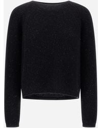 Herno - Fisherman's Rib Mohair Jumper - Lyst