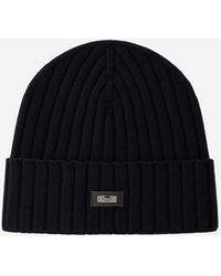 Herno - English Rib Cashmere Beanie - Lyst