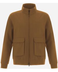 Herno - Chaqueta Bomber De Layers Wool Storm - Lyst