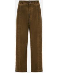 Herno - Denim-Effect Gabardine Trousers - Lyst