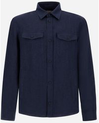 Herno - Chaqueta Camisera Resort De New Linen - Lyst