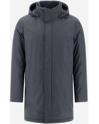 Herno - Winterjacke Aus New Business Und Nylon Ultralight - Lyst