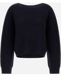 Herno - Wool Sweater With Raised Knit - Lyst