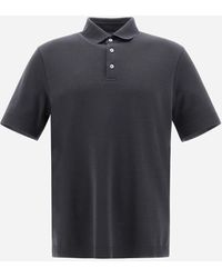 Herno - Jersey Knit Effect Polo Shirt - Lyst