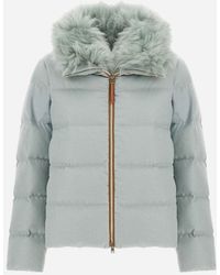 Herno - Cashmere Silk And Monogram Jacket - Lyst