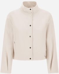 Herno - GIACCA IN LAST COLD WOOL - Lyst