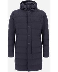 Herno - GIACCA LUNGA IN 2 LAYER WINDSTOPPER - Lyst