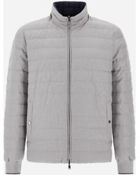 Herno - Reversible Cotton Cashmere Rain And Ecoage Bomber - Lyst
