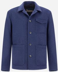 Herno - Soft Recycled Wool Field Jacket - Lyst