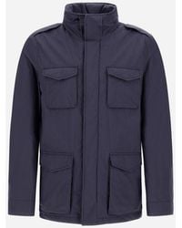 Herno - Crinkle Nylon Field Jacket - Lyst