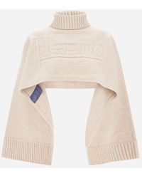 Herno - Poncho Aus 100 Wool - Lyst