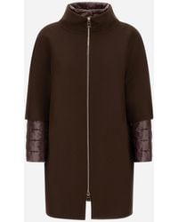 Herno - Ecowool And Nylon Ultralight Coat - Lyst
