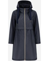 Herno - New Techno Taffeta Long Parka - Lyst