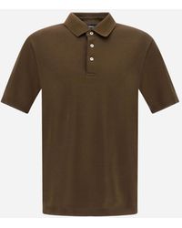 Herno - Jersey Knit Effect Polo Shirt - Lyst