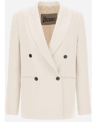 Herno - Flawless Woven Blazer - Lyst