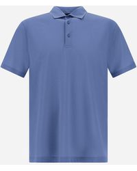Herno - Jersey Crepe Polo Shirt - Lyst