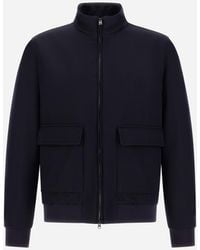 Herno - Bomberjacke Aus Hochwertiger Wolle - Lyst