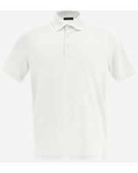 Herno - Polo Shirt In Crepe Jersey - Lyst