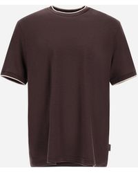Herno - Soft Wool Jersey T-Shirt - Lyst