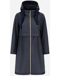 Herno - New Techno Taffeta Long Parka - Lyst