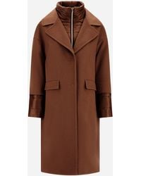 Herno - Abrigo De Pure Cashmere Y Nylon Ultralight - Lyst