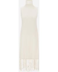 Herno - Wool And Cashmere Stocking-Stitch Dress - Lyst