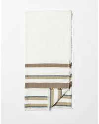 Herno - Gran Foulard Aus Baumwolle Und Leinen - Lyst