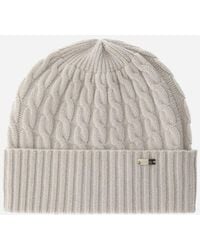 Herno - BERRETTO IN ETERNITY CASHMERE CABLE - Lyst